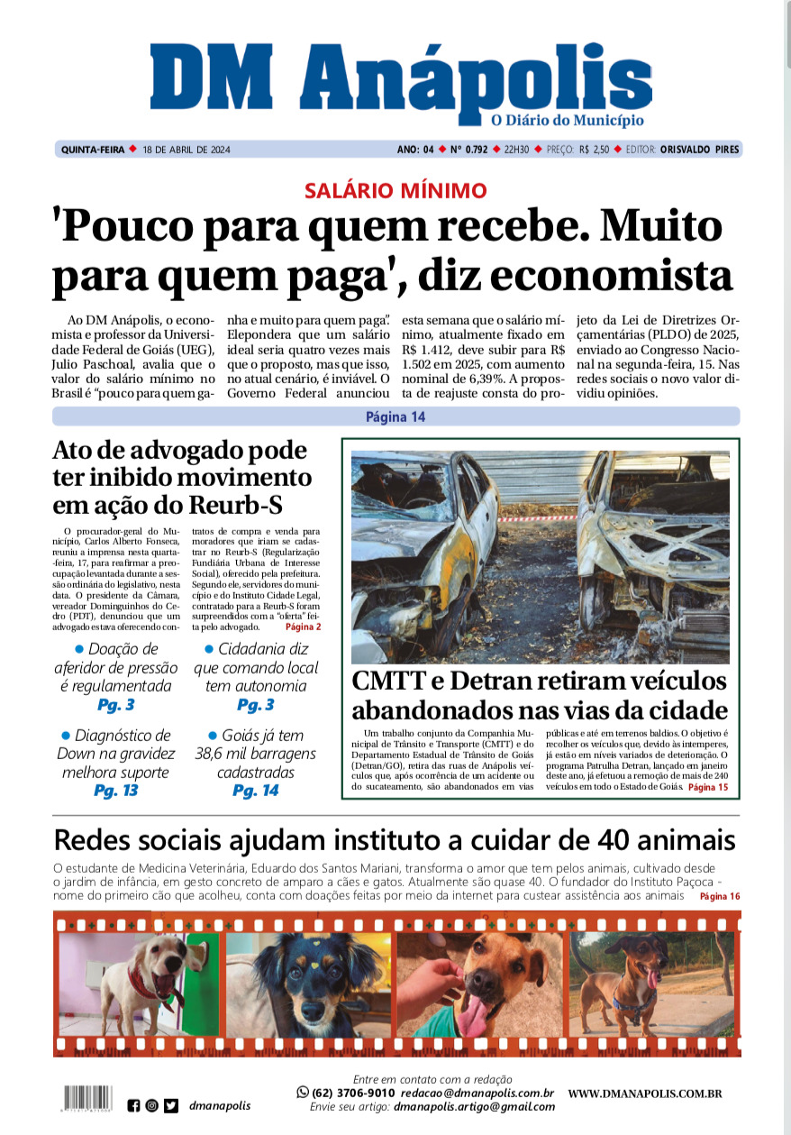 Edição EDIÇÃO2024-04-18